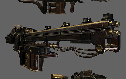 游戏3D建模枪械武器参考